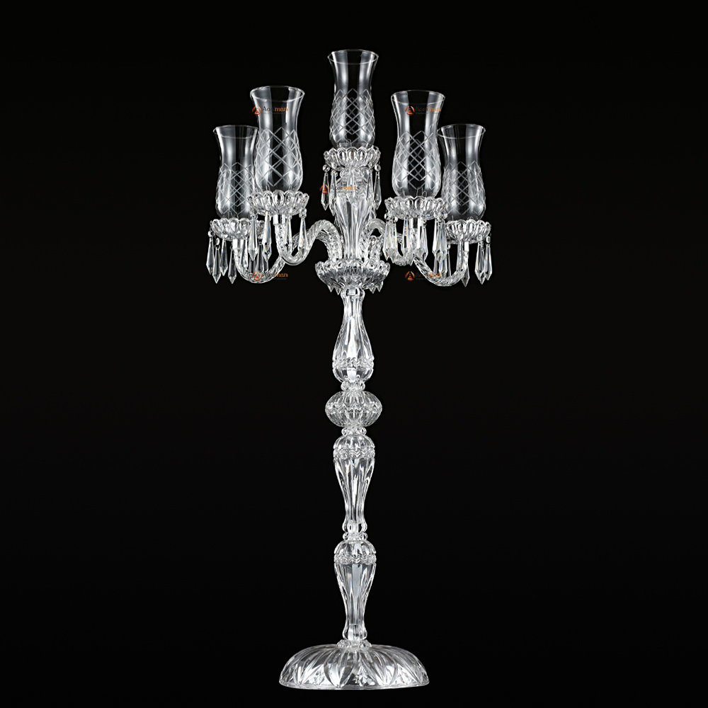 Wedding Crystal Candle Holder Clear