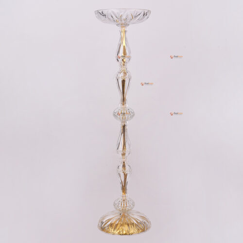 Wedding Decoration Crystal Candelabra Gold