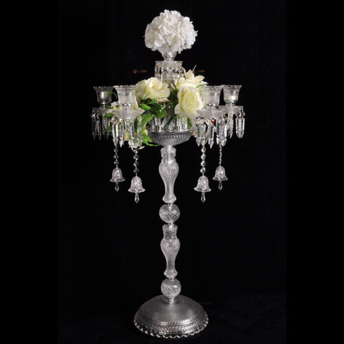 Wedding Decoration Crystal Floor Candelabra