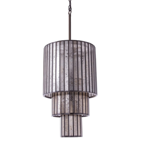 Add a touch of American design to your living room with this decorative chandelier.