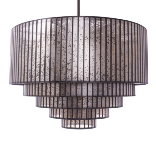 Add a touch of American design to your living room with this decorative chandelier.