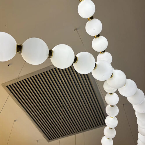 Custom Modern Style Indoor Large Hotel Lobby Decoration Lighting