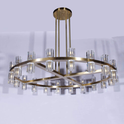 Modern Luxury Gold K9 Crystal Chandelier for Decor