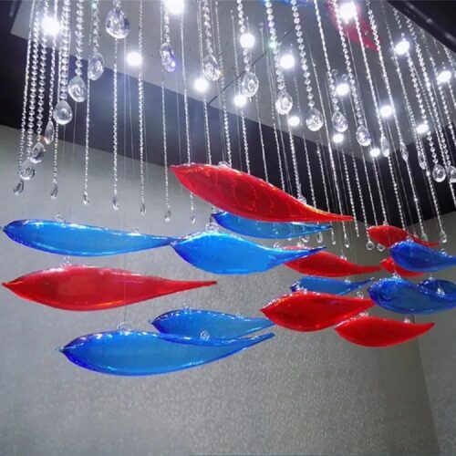 Golden Fish Sculpture Modern Chandelier - Best Seller