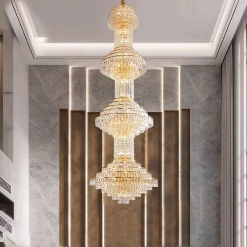 Round Luxury Design E14 Crystal K9 Pendant Light