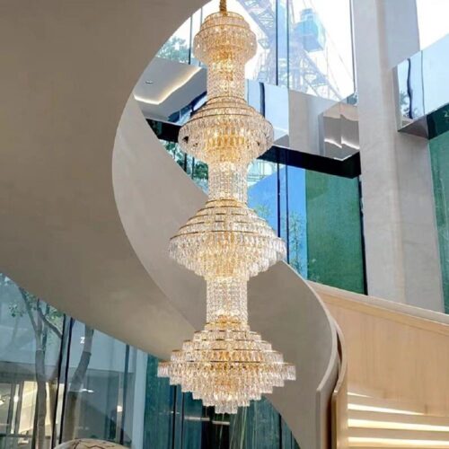 Round Luxury Design E14 Crystal K9 Pendant Light