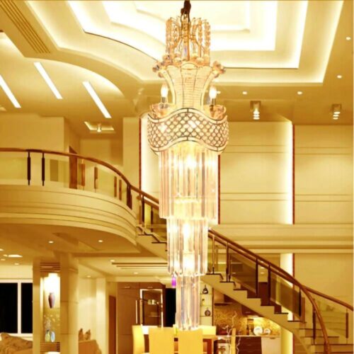 Round Luxury Design E14 Crystal K9 Pendant Light