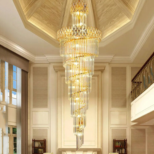 Round Luxury Design E14 Crystal K9 Pendant Light