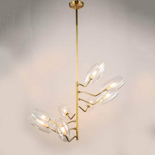 Decorative Iron LED Gold Pendant Lighting for Restaurant and Dining Room