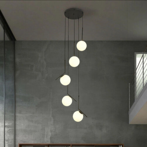 Modern Creative Revolving Staircase Loft Chandelier