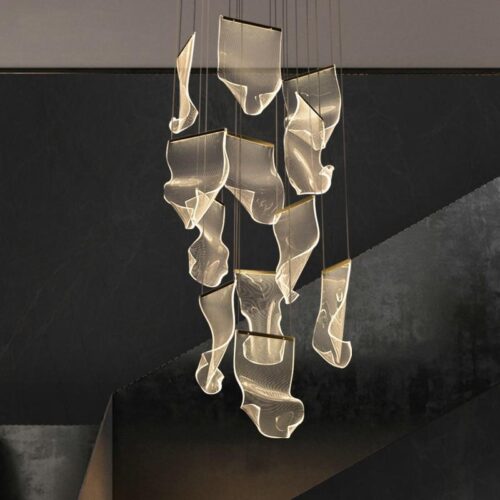 Illuminate your space with a sleek glass modern pendant light.