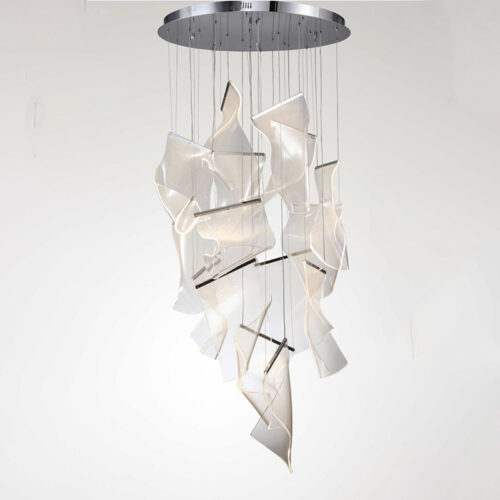 Illuminate your space with a sleek glass modern pendant light.