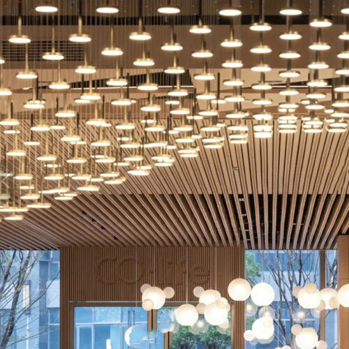 Elegant Beautiful Hand Blown Glass Modern Urban Ceiling Chandelier