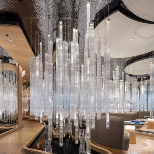 Bespoke Luxury Chandelier Lighting for 5-Star Hotel Restaurant