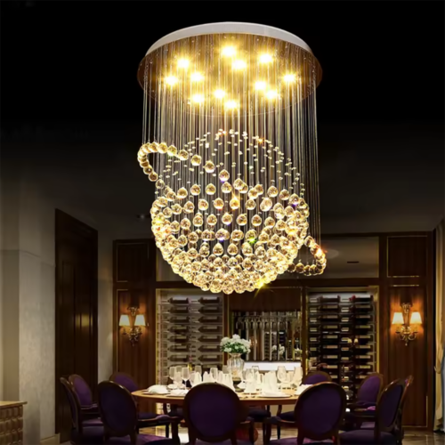 Custom Modern Crystal Chandelier for Villa Design