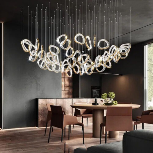 Modern Hanging Special-Shaped Pendant Lights for Living Room