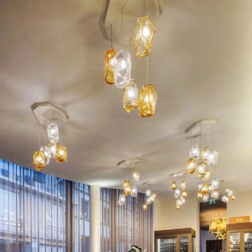 Modern Hanging Special-Shaped Pendant Lights for Living Room