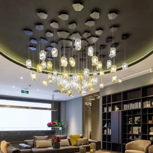 Modern Hanging Special-Shaped Pendant Lights for Living Room