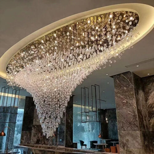 New Design Modern Luxury Hotel Decoration Crystal Pendant Light