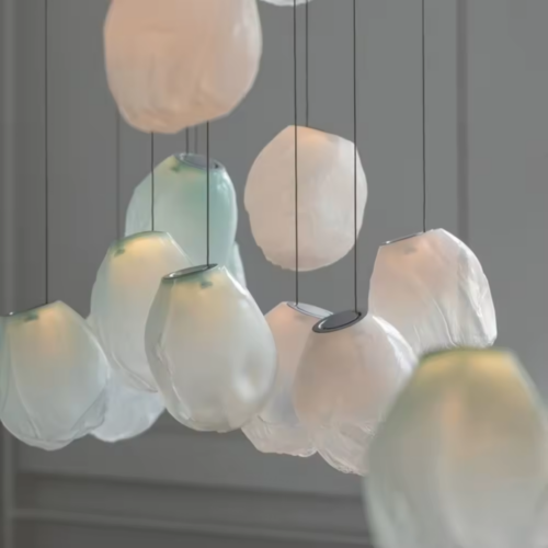 Modern Simple Creative Glass Pendant Lamp from Zhongshan