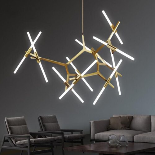 Modern Glass Pendant Light for Living Room