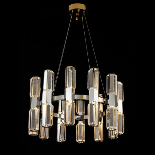 Elevate your hotel kitchen's ambiance with a luxurious hanging pendant light for the ceiling.