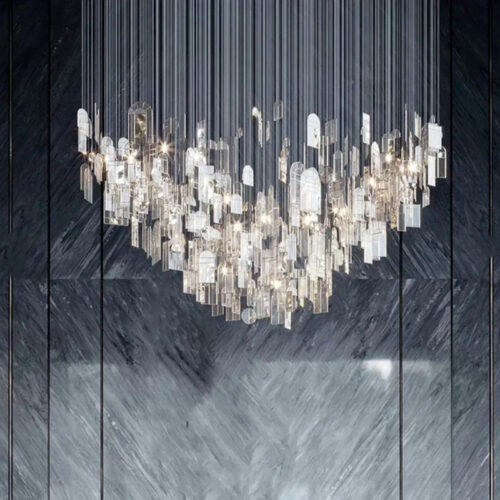 Custom Hotel Lobby Large Project Led Luxury Chandelier