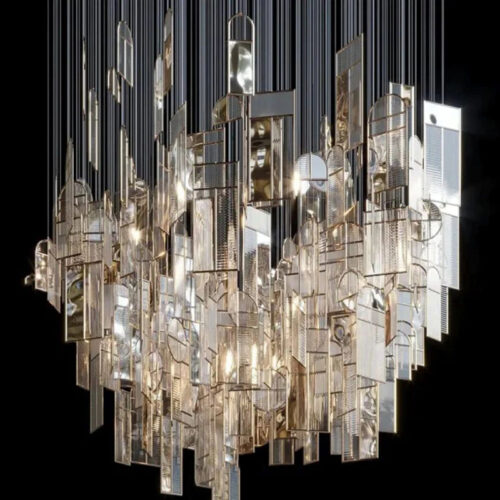 Custom Hotel Lobby Large Project Led Luxury Chandelier