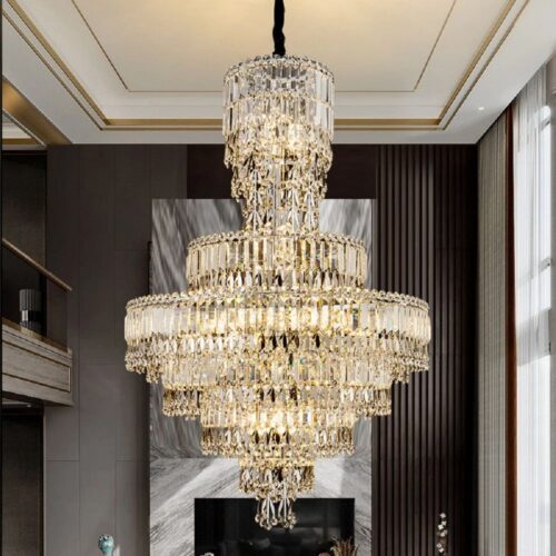 Hotel Lobby Villa Engineering Creative Crystal Chandelier