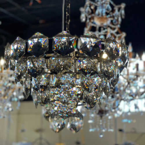 Elevate your hotel ambiance with a grand decorative crystal chandelier.