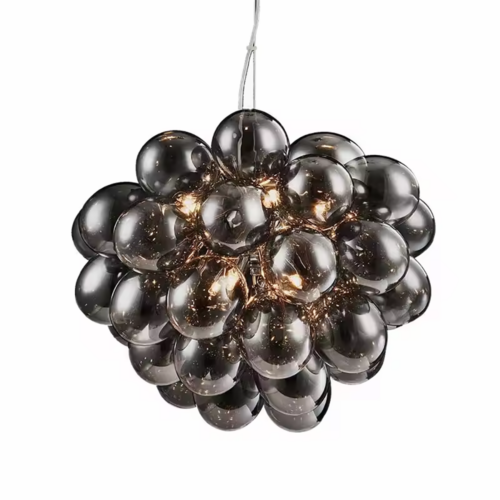 Designer Nordic Transparent Blown Bubble Ball Pendant Light