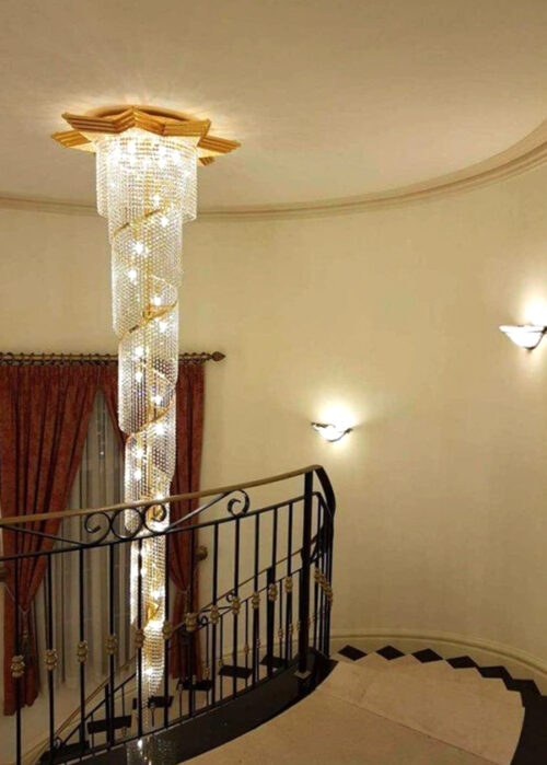 Custom Large Wedding Hotel Lobby Luxury K9 Crystal Chandelier