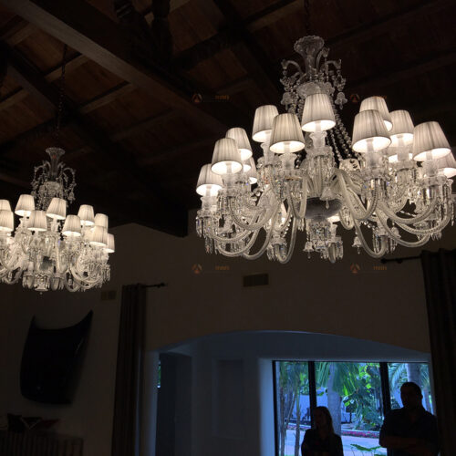 Vintage Luxury Classic Crystal Pendant Light For Hotel Lobby Project