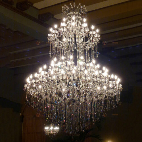 Vintage Luxury Classic Crystal Pendant Light For Hotel Lobby Project