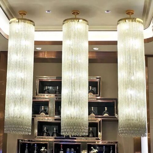 Custom Large Wedding Hotel Lobby Luxury K9 Crystal Chandelier