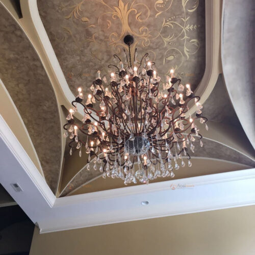 Vintage Luxury Classic Crystal Pendant Light For Hotel Lobby Project