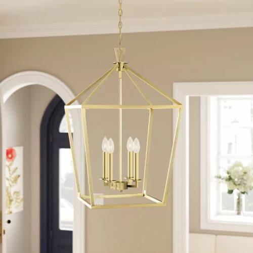 Metal Pendant Light Chandelier for Living Room