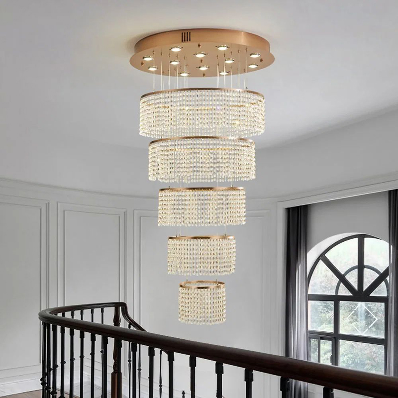 Crystal LED Chandelier Design for Homes