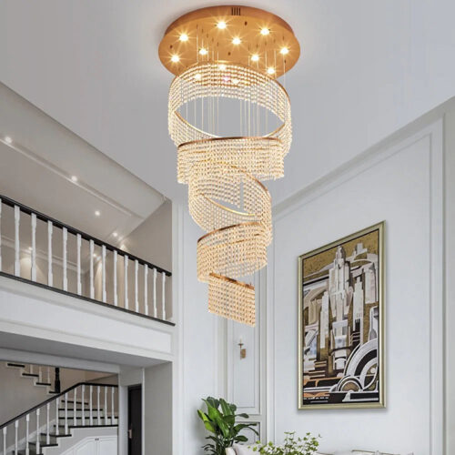 Crystal LED Chandelier Design for Homes