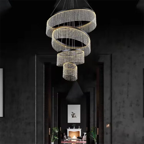 Crystal LED Chandelier Design for Homes