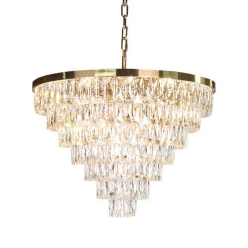 Enhance your indoor space with a luxurious K9 crystal chandelier.