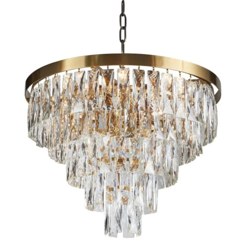 Enhance your indoor space with a luxurious K9 crystal chandelier.