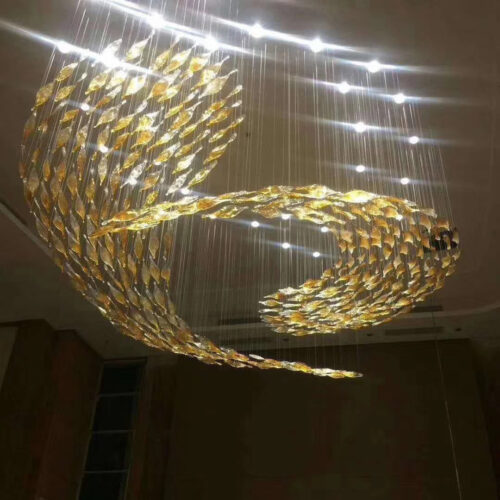 Luxury Crystal Ceiling Light for Foyer and Hotel