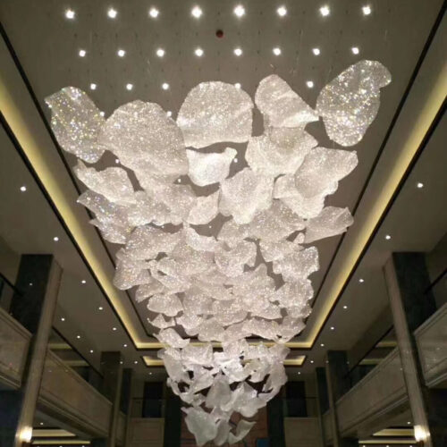 Luxury Crystal Ceiling Light for Foyer and Hotel