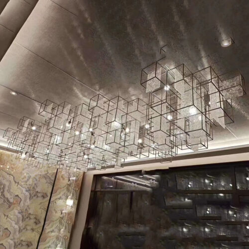 Luxury Crystal Ceiling Light for Foyer and Hotel