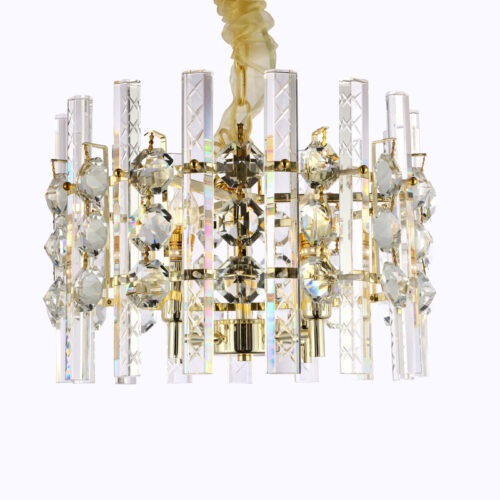 Illuminate your living room with luxury using a K9 crystal chandelier.