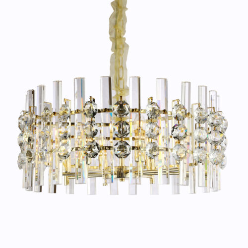 Illuminate your living room with luxury using a K9 crystal chandelier.