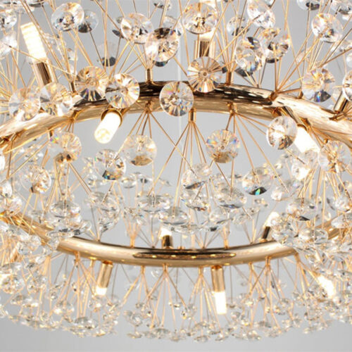 Large Luxury Modern K9 Crystal Chandelier Lighting