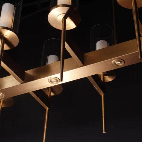 Enhance your restaurant ambiance with a luxurious hanging pendant light.