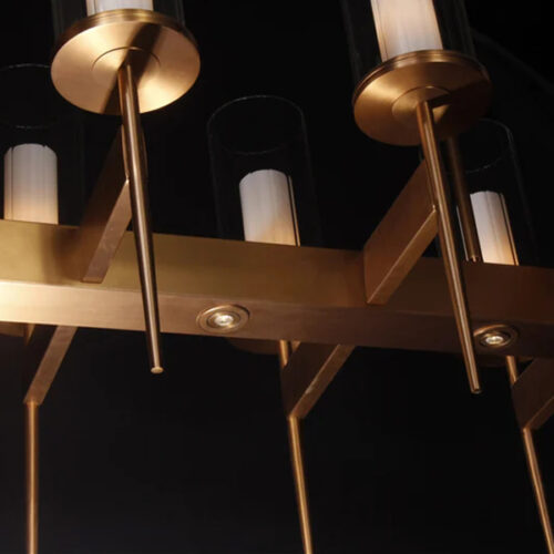 Enhance your restaurant ambiance with a luxurious hanging pendant light.